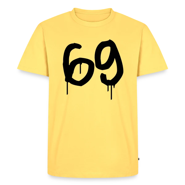 Numéro 69 Graffiti sur T-shirt Premium bio Homme