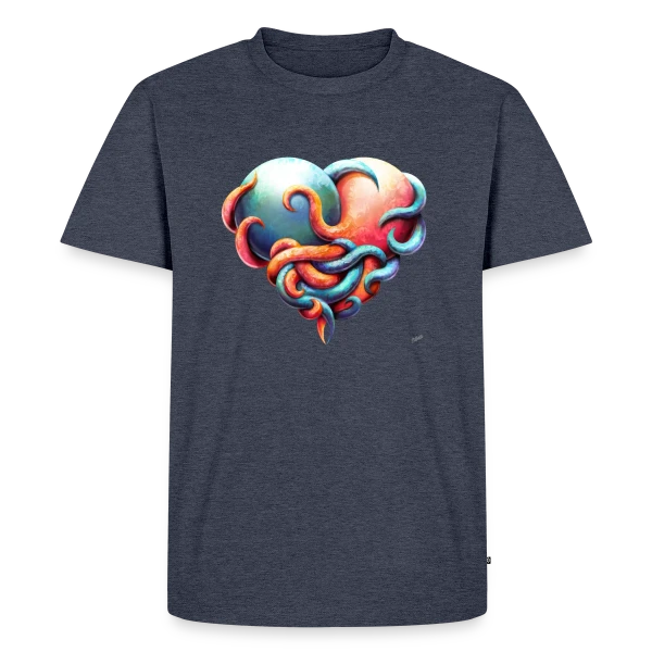 Grand Câlin Poulpe sur T-shirt Premium bio Homme