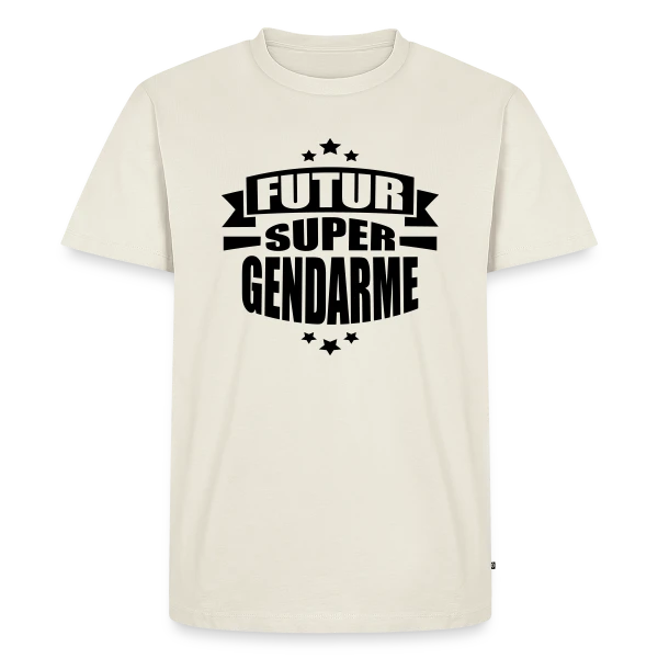 Enfant : Futur Super Gendarme ! sur T-shirt Premium bio Homme
