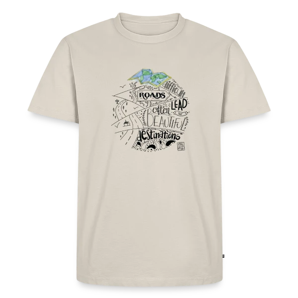 Chemins Vers Belles Destinations sur T-shirt Premium bio Homme