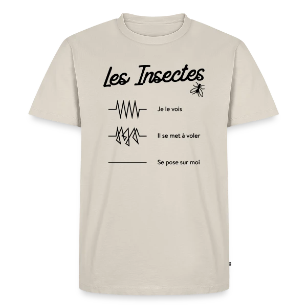 Insectes : Peur Bleue Garantie ! sur T-shirt Premium bio Homme