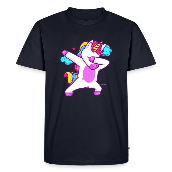 Licorne Dabbing Stylée Néon sur T-shirt Premium bio Homme