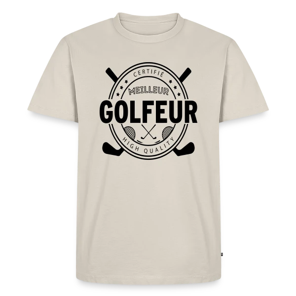 Le Super Golfeur - Cadeau Idéal Passion Golf sur T-shirt Premium bio Homme
