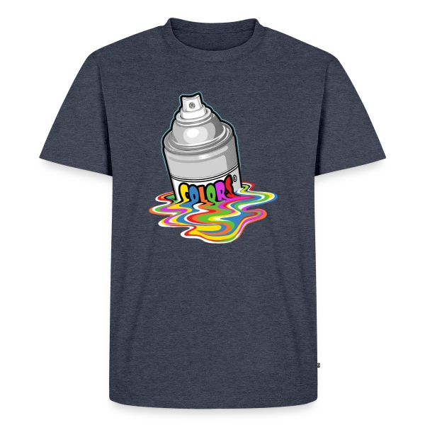 Melting Spray : Création Urbaine Éclatante sur T-shirt Premium bio Homme