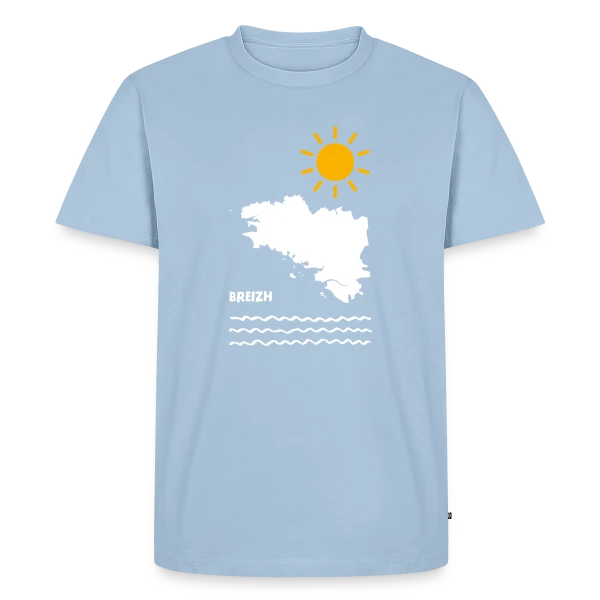 Breizh Soleil Mer sur T-shirt Premium bio Homme