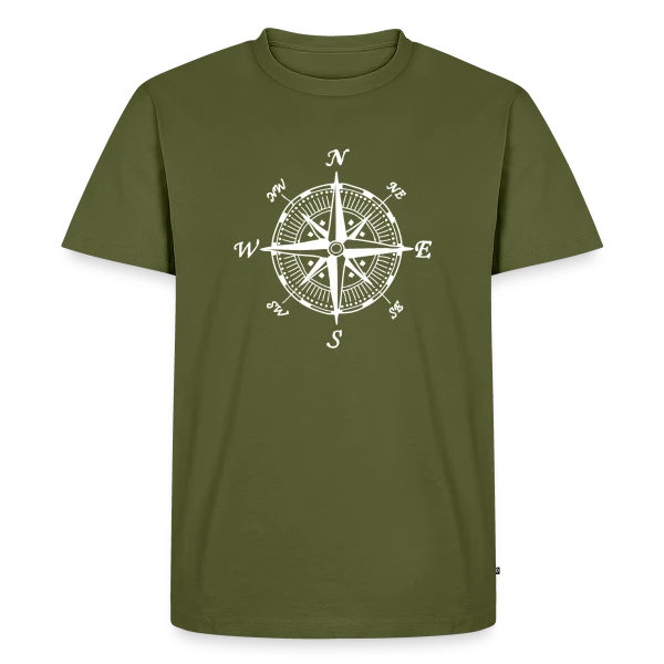Boussole Aventure sur T-shirt Premium bio Homme