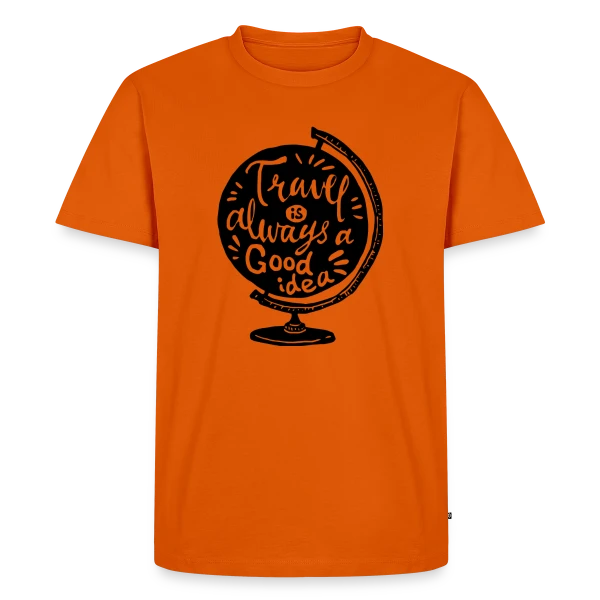 Le Voyage est Toujours une Bonne Idée sur T-shirt Premium bio Homme
