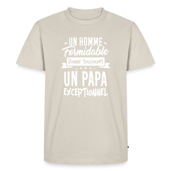 Un Papa Exceptionnel sur T-shirt Premium bio Homme
