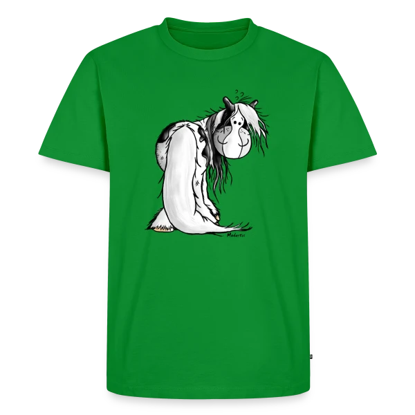 Cheval Irish Tinker - Galop Joyeux Cartoon sur T-shirt Premium bio Homme