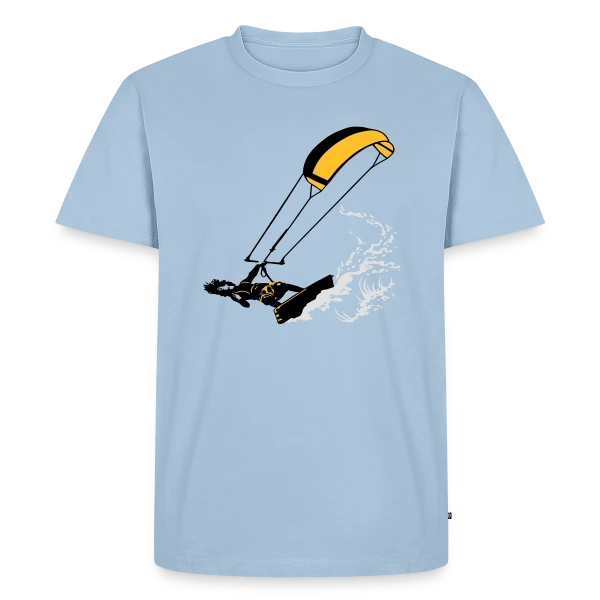 Kitesurf : Vague et Flexibilité sur T-shirt Premium bio Homme
