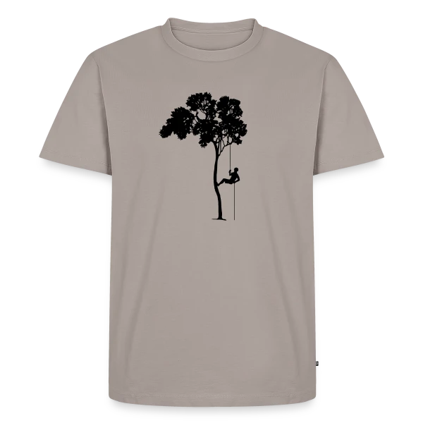 Passion Grimpeur d'Arbre & Abseil sur T-shirt Premium bio Homme