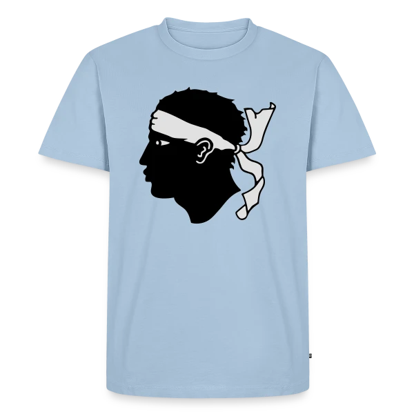 Tête de Maure Classique sur T-shirt Premium bio Homme