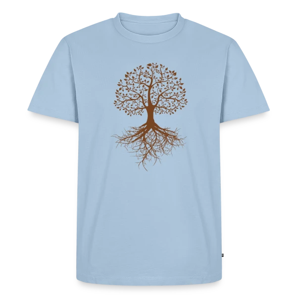 Arbre de Vie Racines Profondes sur T-shirt Premium bio Homme