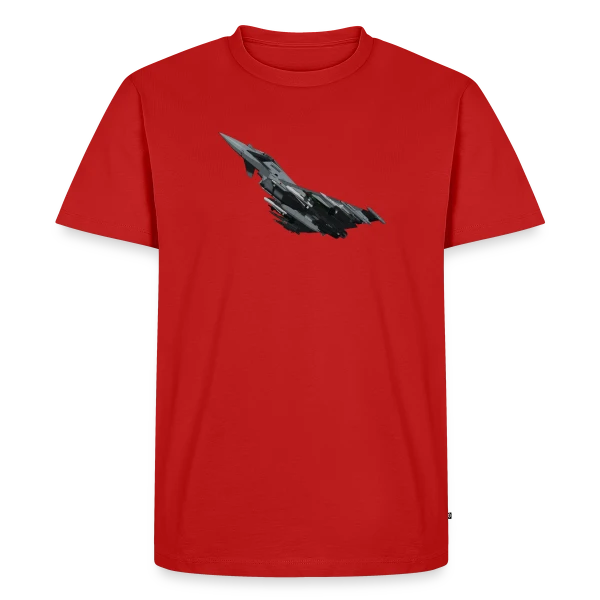 Maquette de T-shirt Premium bio Homme « Chasseur Militaire Moderne » à personnaliser