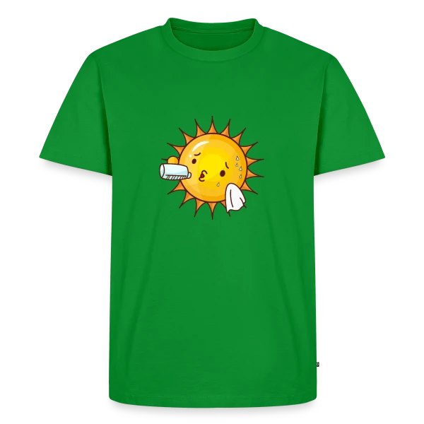 Soleil en Sueur - Humour Estival sur T-shirt Premium bio Homme