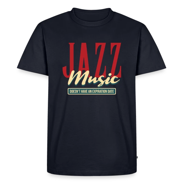 Maquette de T-shirt Premium bio Homme « Classique "Jazz" » à personnaliser