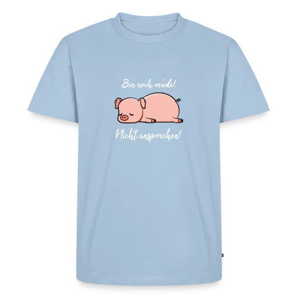 Petit Cochon Dodo sur T-shirt Premium bio Homme