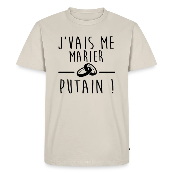 EVG/EVJF : Je me marie, Bordel ! sur T-shirt Premium bio Homme