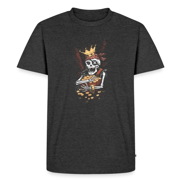 Le Squelette Pirate et son Trésor Facétieux sur T-shirt Premium bio Homme