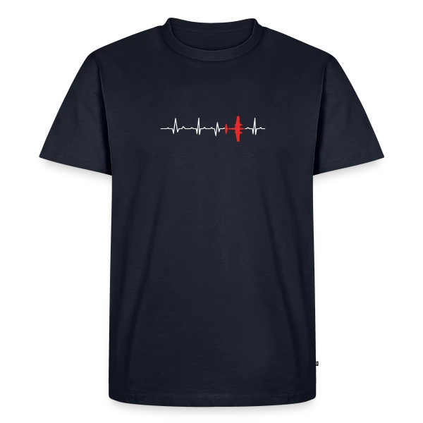 Avion Rétro Passion sur T-shirt Premium bio Homme
