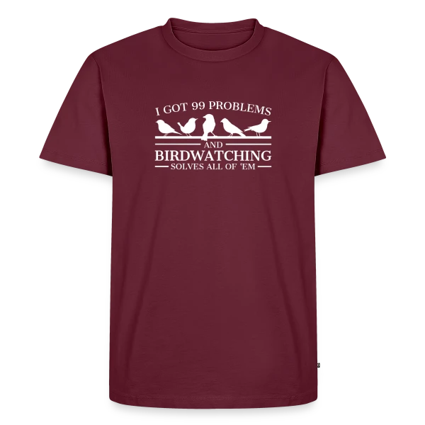 Problèmes d'Ornithologue sur T-shirt Premium bio Homme