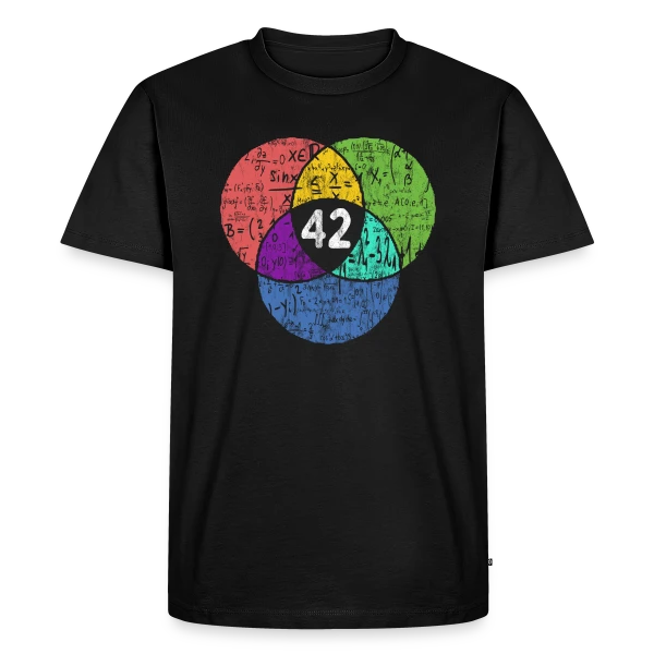42 - La Réponse Ultime Nerd & Science-Fiction sur T-shirt Premium bio Homme