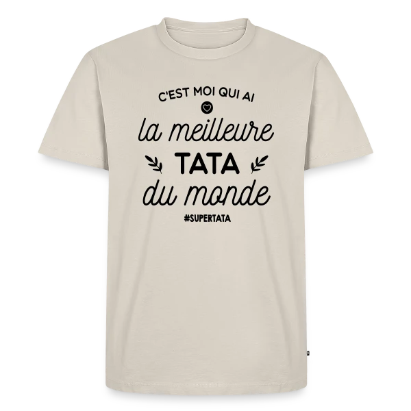 Meilleure Tata du Monde - Cadeau Original sur T-shirt Premium bio Homme