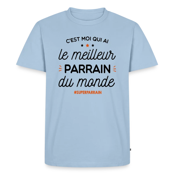 Le Meilleur Parrain du Monde ! sur T-shirt Premium bio Homme
