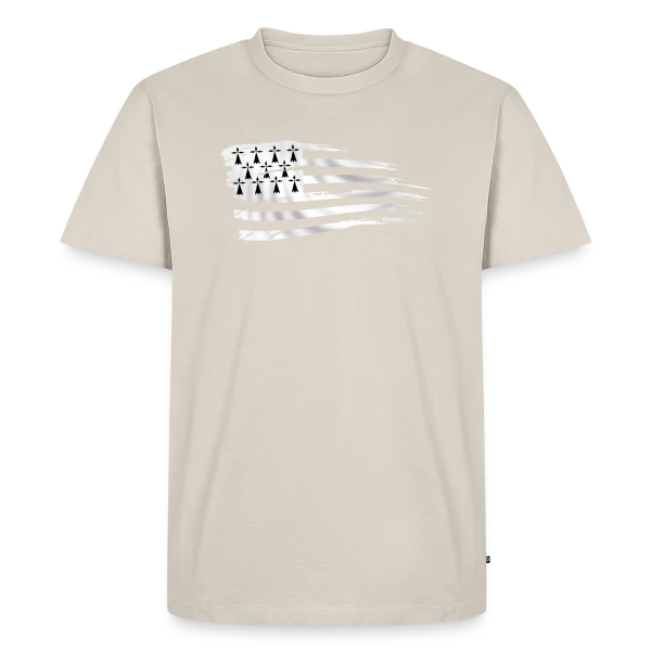 Drapeau Breton Stylisé sur T-shirt Premium bio Homme