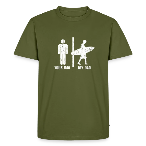 Papa Surfeur | Plage & Océan sur T-shirt Premium bio Homme