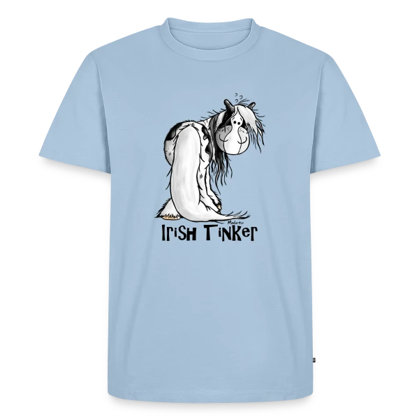 Maquette de T-shirt Premium bio Homme « Mon Adorable Irish Tinker » à personnaliser