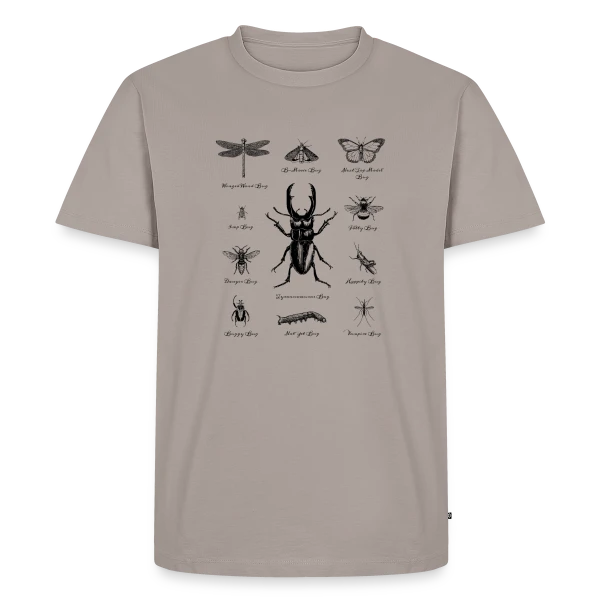 Bestiaire Insectes Humour Vintage sur T-shirt Premium bio Homme