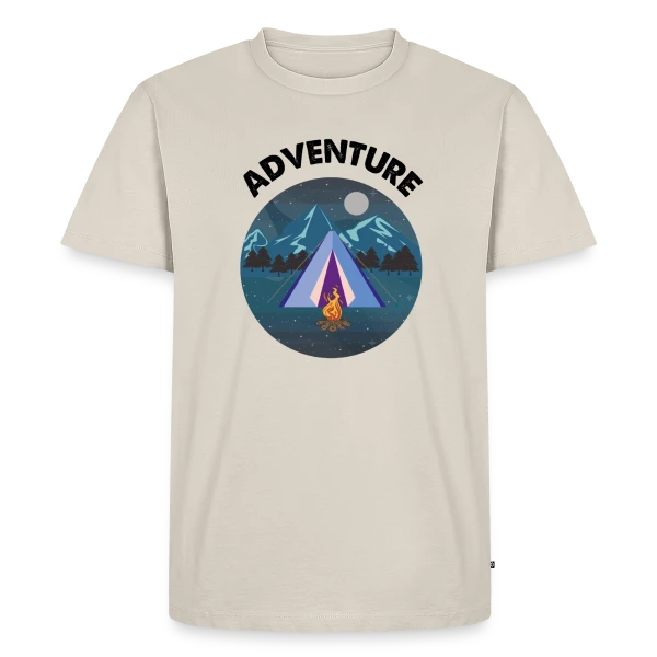 Nuit d'Aventure en Montagne sur T-shirt Premium bio Homme