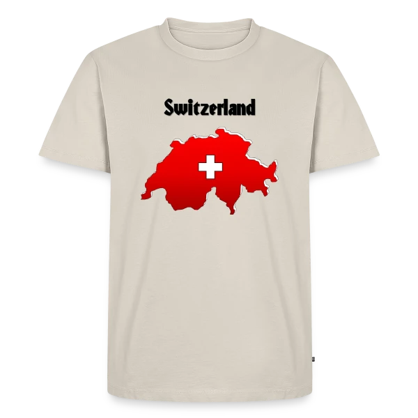 Voyage en Suisse sur T-shirt Premium bio Homme