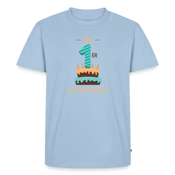 Mon Premier Anniversaire Garçon sur T-shirt Premium bio Homme