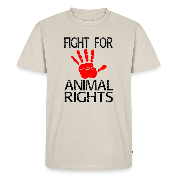 Défense Droits Animaux sur T-shirt Premium bio Homme