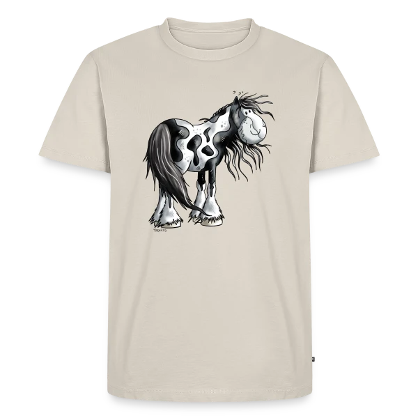 Maquette de T-shirt Premium bio Homme « Adorable Irish Tinker » à personnaliser