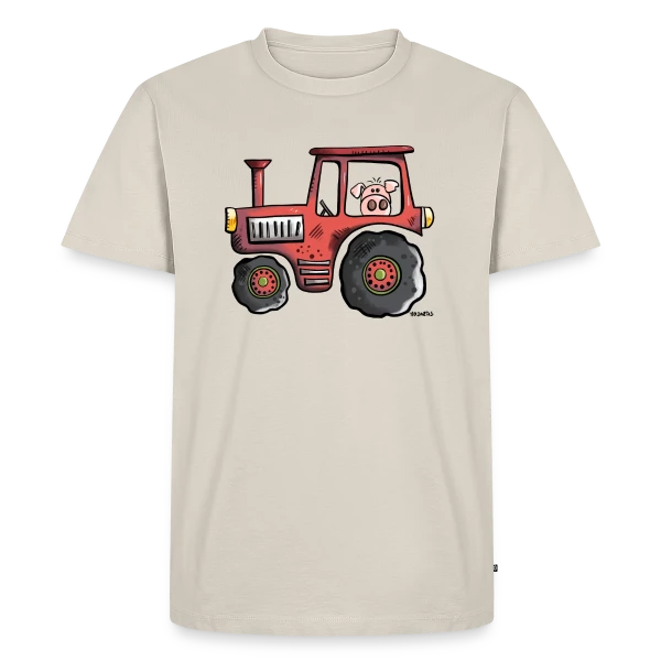 Le Cochon Conducteur de Tracteur sur T-shirt Premium bio Homme