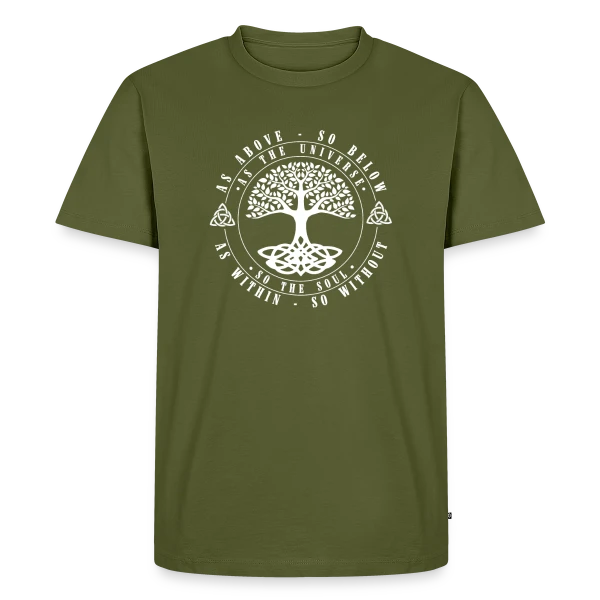 Arbre de Vie Celtique : Vie et Mort sur T-shirt Premium bio Homme