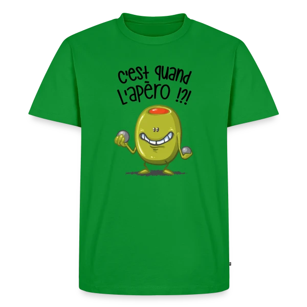 L'Apéro, c'est quand ? sur T-shirt Premium bio Homme