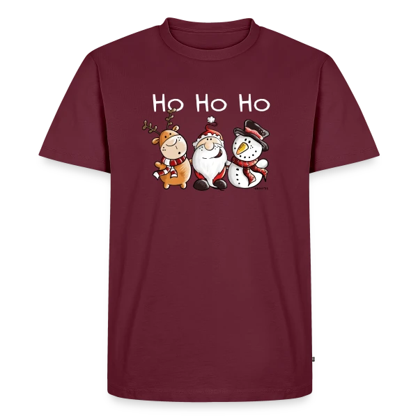 Ho Ho Ho Père Noël et ses Amis - Fête de Noël sur T-shirt Premium bio Homme