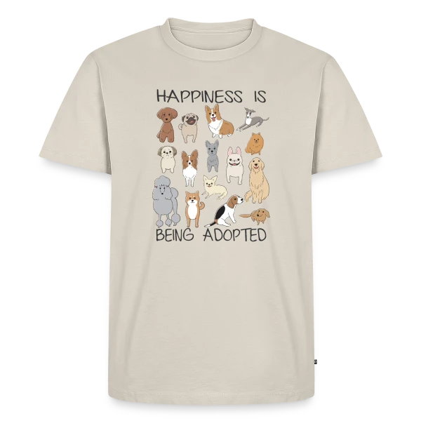 Chiens Adorables Adoption sur T-shirt Premium bio Homme