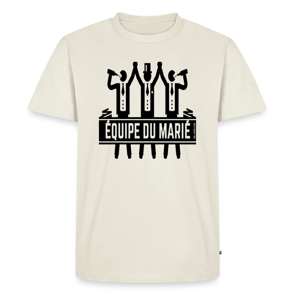 EVG Équipe du Marié : La Fête Inoubliable sur T-shirt Premium bio Homme