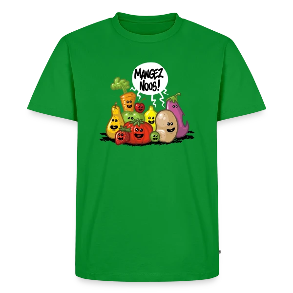 Fruits et Légumes Frais sur T-shirt Premium bio Homme