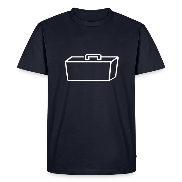 Valise Blanche Épurée sur T-shirt Premium bio Homme