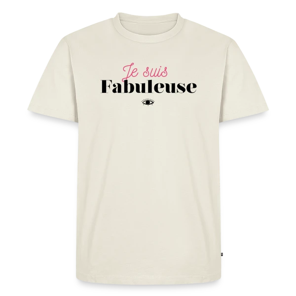 "Je suis fabuleuse" - Affirmez votre éclat sur T-shirt Premium bio Homme
