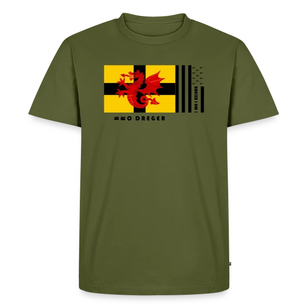 Blason Pays du Trégor sur T-shirt Premium bio Homme