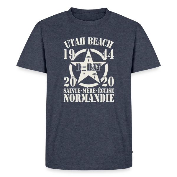 D-Day Normandie 1944 - Hommage Utah Beach sur T-shirt Premium bio Homme