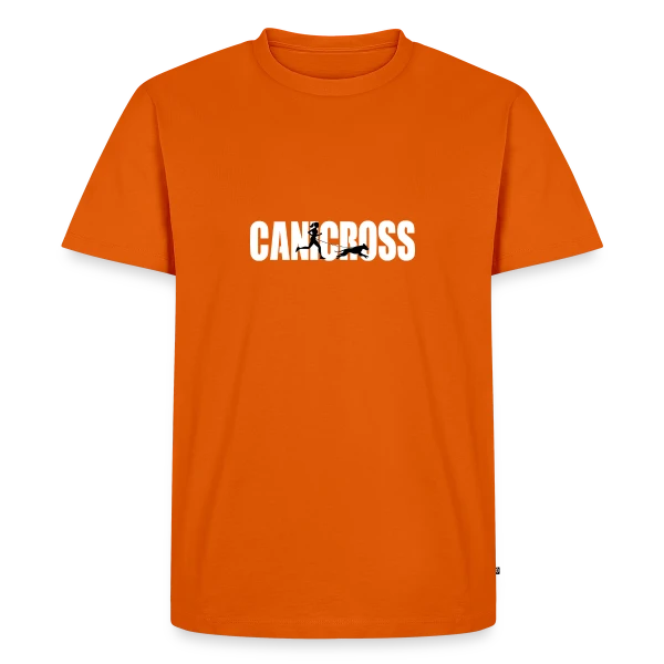 Maquette de T-shirt Premium bio Homme « Canicross Passion » à personnaliser