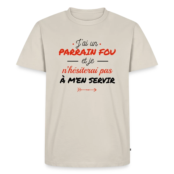 Mon Parrain Dément sur T-shirt Premium bio Homme